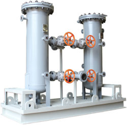 Duplex Industrial Liquid Filters - liquid process filtration