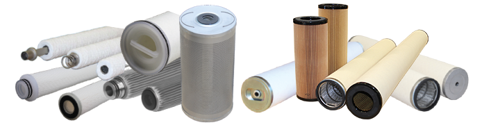 Gas and Liquid Filters for filtration and coalescing