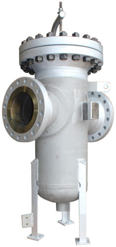 Type 55 Simplex Strainer with Flanged Closure