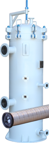Type 61V Filtration Unit with high flow filter cartridges