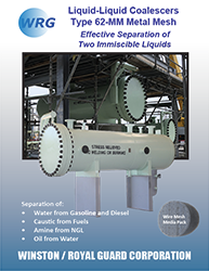 Type 62MM Metal Mesh Liquid-Liquid Coalescer brochure