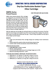 WBPEL Series Filter Cartridge for Type 65BT Dry Gas Filter brochure